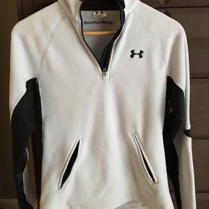 Women’s Under Armour fleece pullover grey n black